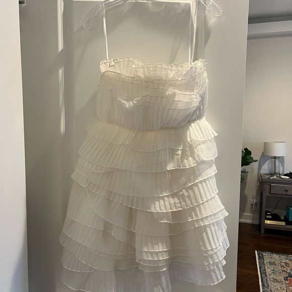 White Tiered Dress from Beholden - Picture 3 of 3